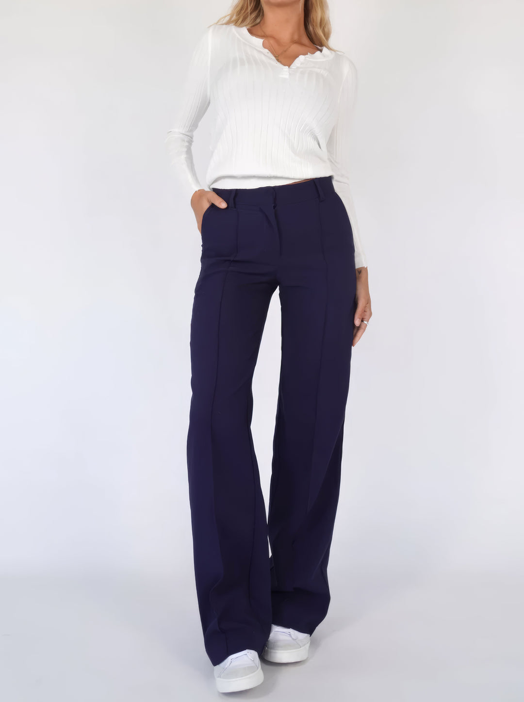 Lena - Casual Wide-Leg Trousers