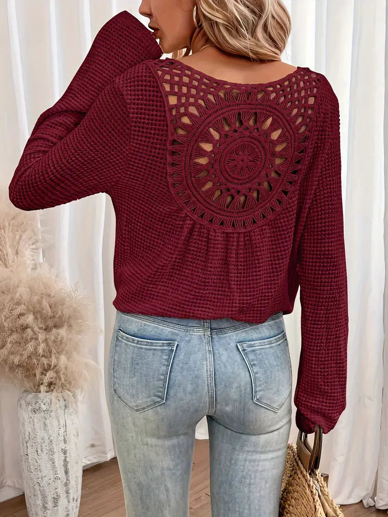 Becky - Elegant V-neck Sweater